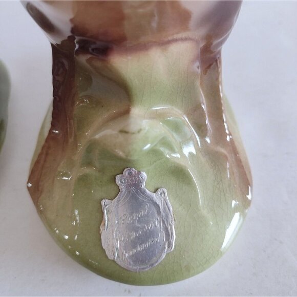 Vintage 1950s Royal Windsor Chickens Rooster & Hen Ceramic Figurines - Picture 8 of 10